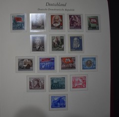 DDR COLLECTION 1949-1990 COMPLETE MNH IN 4 HINGELESS ALBUMS SEE DESCRIPTION