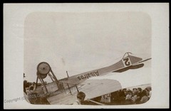 Germany 1913 Crashed Albatros Airplane Used Stamped Cover RPPC 66677
