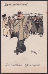 GERMANY (ITEM0374) GERMAN ANTISEMITIC POSTCARD UNDATED (See Description)