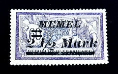 MEMEL TERRITORY Stamp – 1922 Type Merson Overprint Sn 75 MNG r21