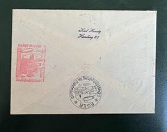 Árcsökkenés! Zeppelin cover 1939 franked with San Marino and Germany stamps RRR