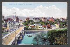 LZ 127 Zeppelin Sc#C36 Stamp Cover First Trip 29′ Saalfeld Friedrichshafen to NY