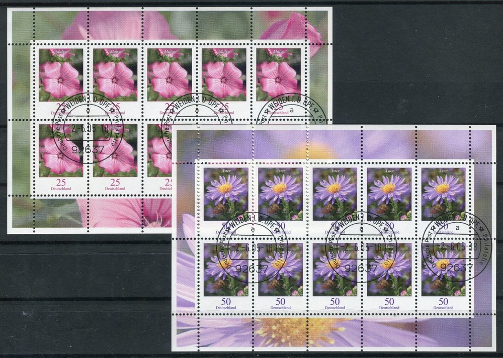 Flower Bundle Nr. 2505-2507 Small Arch Stamped Set EST Weiden KB 2006 BRD