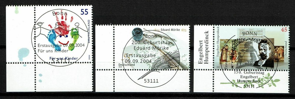 Federal 2418, 2419, 2420, Corner 3 Postmarked, Mi. 2,90