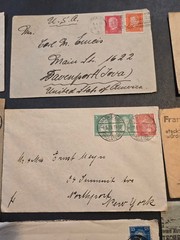 14 Imperial German & Third reich Era Covers all sent to the United States USA
