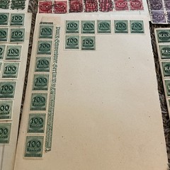 NICE GERMAN MINT AND USED STAMP PICKER LOT WORLD WAR I INFLATION OVPTS