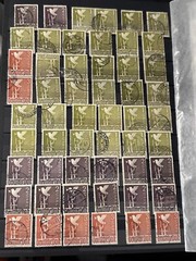 GERMANY DEUTSCHE REICH STAMP COLLECTION + STATE STAMP IN STOCKBOOK USED, MH, MNH