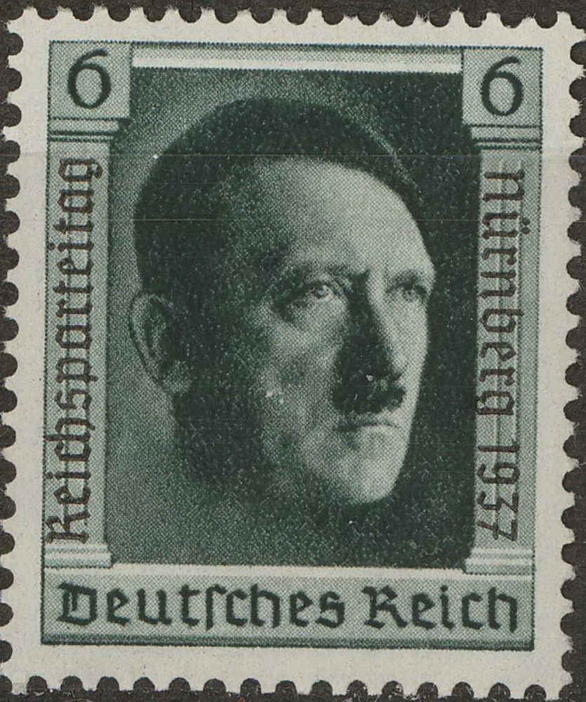 Stamp Germany Mi 650 Sc B106a 1937 War 3rd Reich AH Party Rally MNH