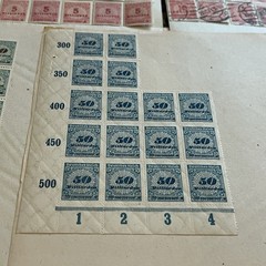 SOLID GERMANY MINT AND USED STAMP LOT WORLD WAR I INFLATION OVPTS $50B