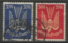 Germany 1922 complete set Air Mail issues used, $ 166.00