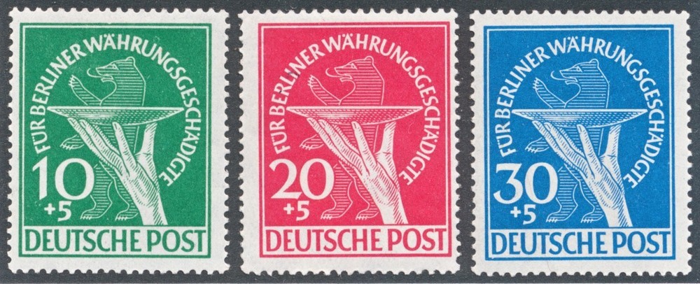 Berlin SC# 9NB1-pNB3, set of 3, M(vlh) (almost invisible, see description)