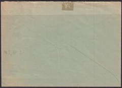 F-EX56515 GERMANY OCCUPATION BIZONE 1948 OVERPRINT TIPE II. 24pf COVER RAILROAD.
