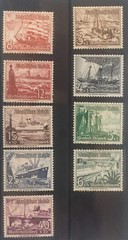 GERMANY B107-B115 – COMPLETE SET OF MINT SINGLES