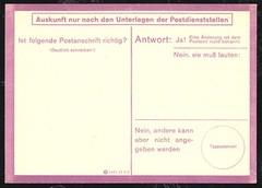 Dr-Eilnachrichten/ Lebenszeichen-Karten, Red/Green/Purple, Druckfrisch-Pracht