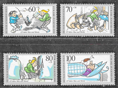 Germany – Berlin (1990) – Scott # 9NB279 – 9NB282, MNH