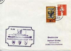 GERMANY MISSILE SPEED BOAT S59 FDC1892