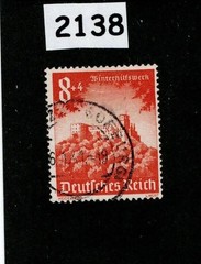 Used stamp Scott B181 1940 Winter relief Culture fund Germany #2138