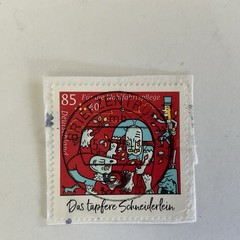 4 Germany stamps~2016-2020~Semi-postal~fairy tales~Red Riding Hood~Brave tailor
