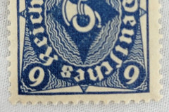 GERMANY ~ Deutrches Reich ~ Blue Stamp 9 Mark ~ Posted ~ c.1922 ~ B196