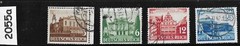 Used stamp set Sc 498-501 Third Reich Germany 1941 Leipzig Spring Fair #2055a