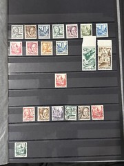 GERMANY DEUTSCHE REICH STAMP COLLECTION + STATE STAMP IN STOCKBOOK USED, MH, MNH