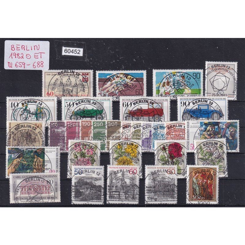 Berlin 1982, Mich.-Nr.: Fully Stamped LUXURY FIRST DAY with Berlin Full Postmark
