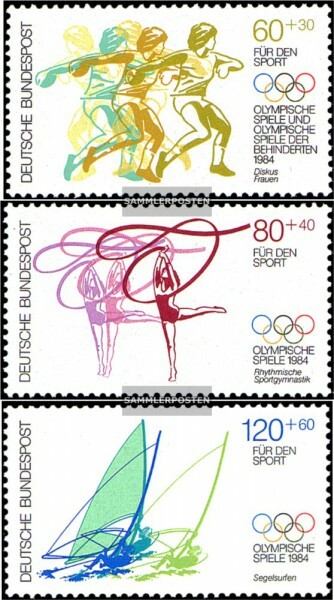FRD (FR.Germany) 1206-1208 (complete issue) used 1984 Sports Ai