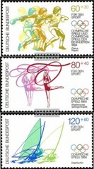 FRD (FR.Germany) 1206-1208 (complete issue) used 1984 Sports Ai