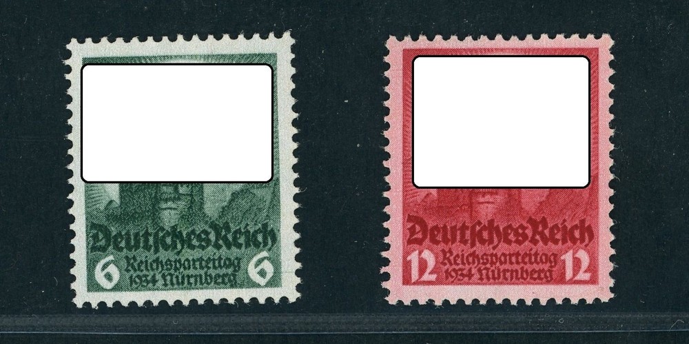 German Reich Michel numbers 546-547, mint never hinged