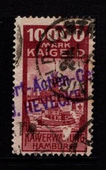 Germany Hamburg 1920s 10,000m Dock Fee Revenue Used – S56847