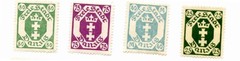 Danzig Shield Definitive Stamp Lot 1–150pf Set Builder MNG