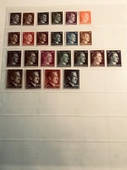 German stamps Deutsches Reich 1 3 4 5 6 8 10 12 15 16 20 24 25 30 40 complete