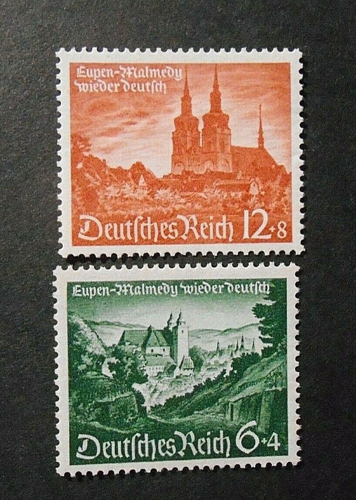GERMANY,GERMANY1940 EMPIRE „EUPEN & MAMEDY“ 2V. Cpl SET MNH** Mi.748/749