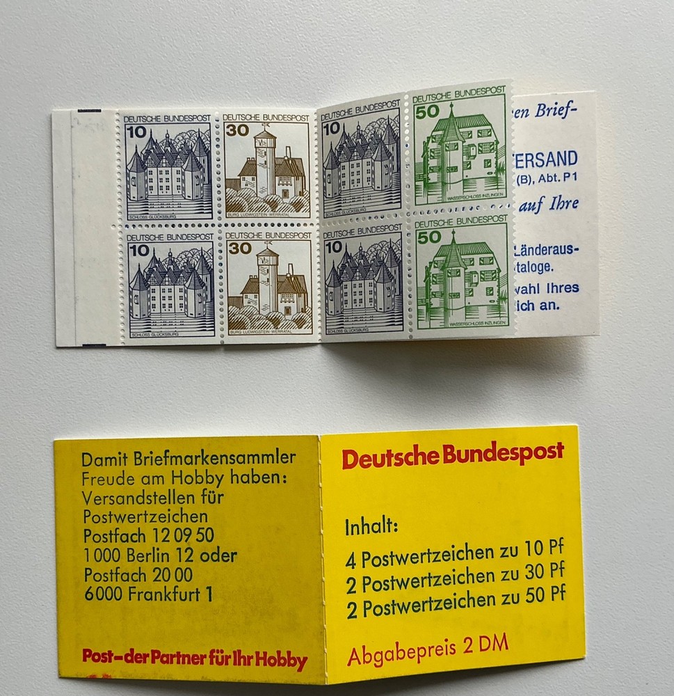 GERMANY Mi. #MH 22ad K2 mZ scarce mint MNH stamp booklet! CV $9.50