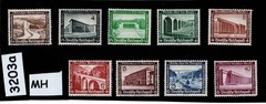 MH Stamp set Sc B93-B101 1936 Germany Third Reich Winter relief fund #3203a