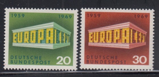 WEST GERMANY Europa 1969 MNH set