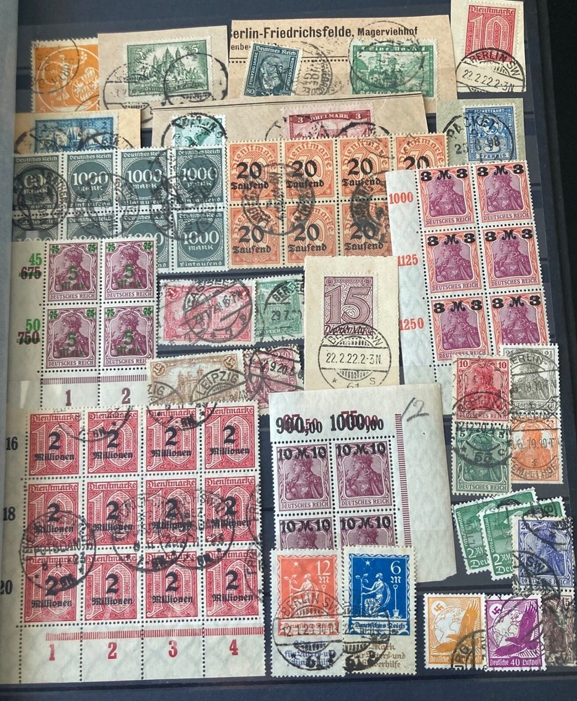 Germany mix collection of stamps -block, used-MNH-MH