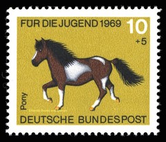 EBS Germany 1969 – For Youth – Horses – Michel 578-581 – MNH**