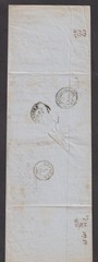 Thurn&Taxis 1860 MI 6 folded firm letter Bremen to Ebingen
