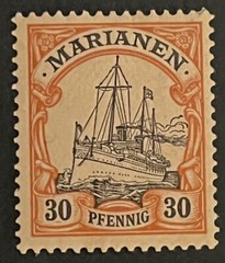 Travelstamps: GERMANY MARIANEN STAMPS Kaiser’s Yacht Mint OG H UNWMK