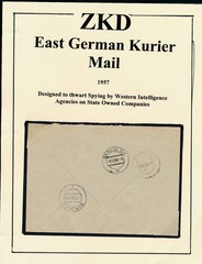 Germany DDR 1959 ZKD Mi 25 M Cover M-2473639 VEB Schuhfabrik Seifhennersdorf