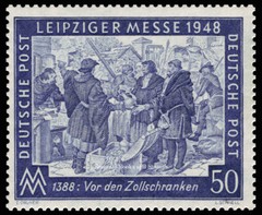 EBS Germany 1948 Allied Occupation – Leipzig Spring Fair – Michel 967-968 MNH**