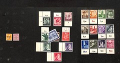 Germany Stamp Collection on 22 Pages, World War 2 & Occupations Lot (NC)