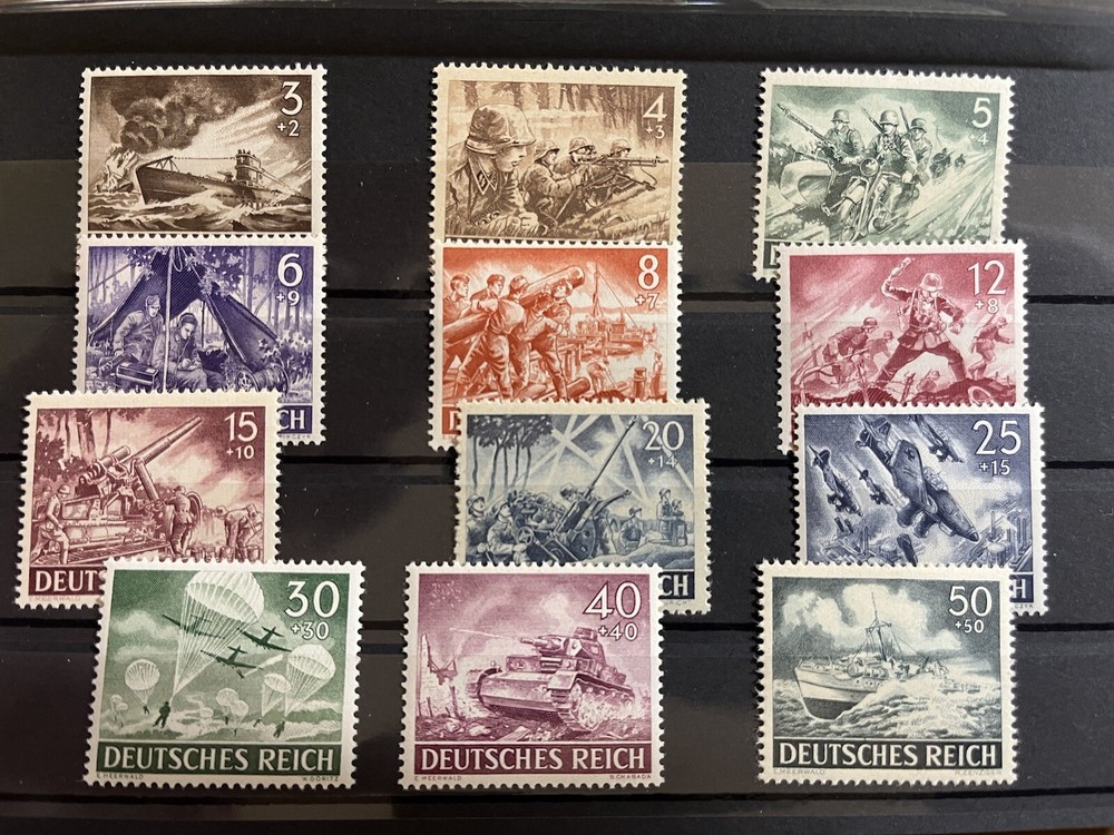 GERMANY – DEUTSCHES REICH WWII – 1943 – WEHRMACHT I – Hero Memorial Day – MNH