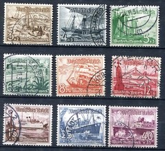 GERMANY 3rd REICH 1937 WINTER HELPSCOTT B107-B115 FINE USED