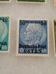 1939 – 1940 German (Occupation of Poland) Deutsche Post OSTEN“ Series