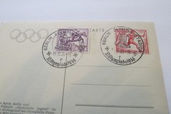 WWII German Third Reich Photo Postcards (Airplanes, Soldiers and 1936 Olympics)