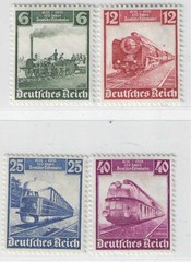 Germany 3rd Reich 1935 Mi# 580-583 MH German Railway Centenary *