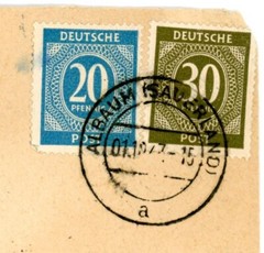 Germany Cover Scott # 543, 547 – Censor Cover – 1/13/23 (24-Coll)