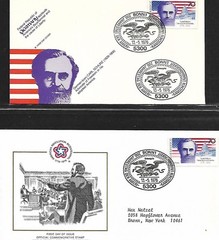 GERMANY 1976 2 FIRST DAY COVERS CARL SCHURZ AMERICAN BICENTENNIAL AND FLAG